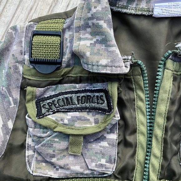 KIDS Special Forces Military Jumpsuit  Costume Size 3-4 - Picture 2 of 13